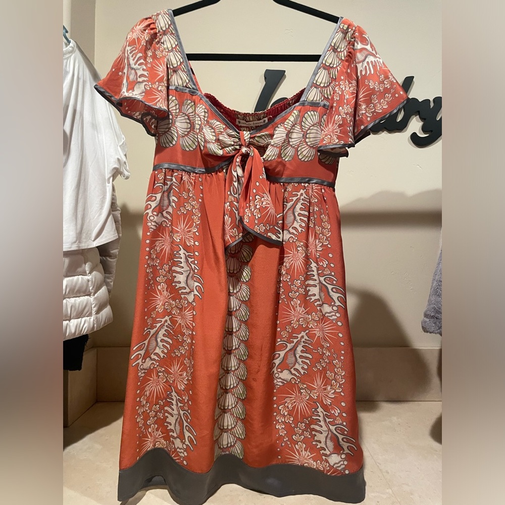 Orange dress